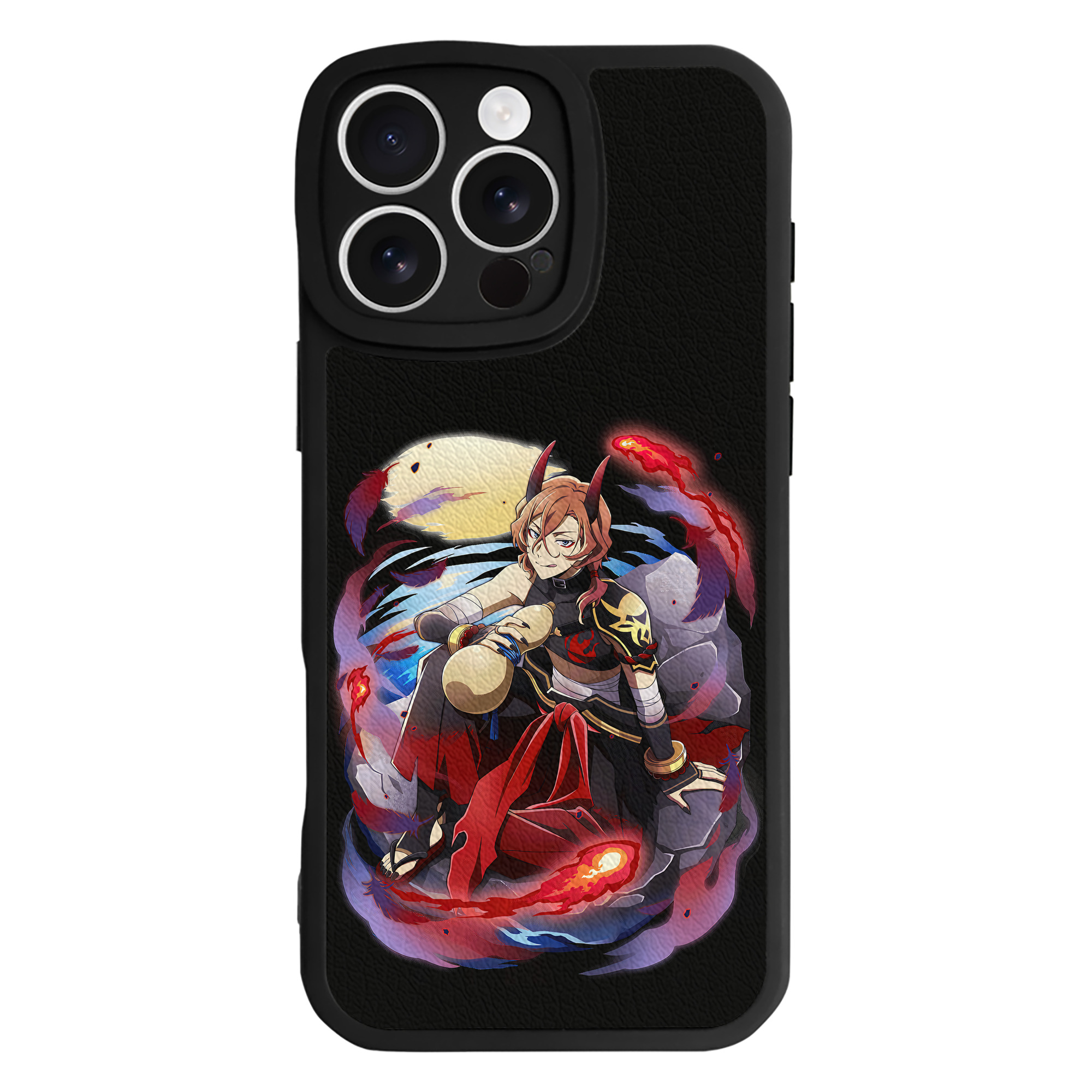 （画像用） 文豪ストレイドッグス Bungo Stray Dogs 【iPhone 16シリーズ対応】シリコンスマホケース（レザー調） 材質：シリコン
